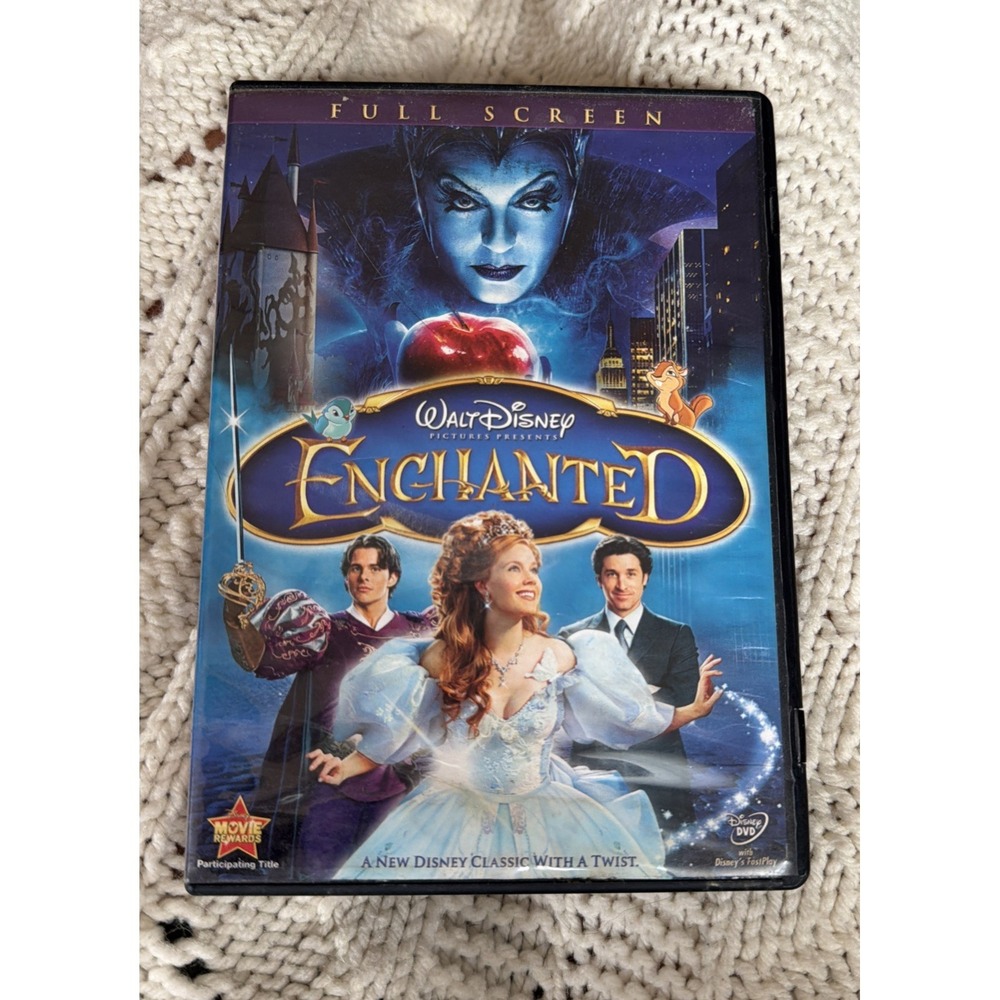 Enchanted (DVD, 2008) Disney Movie - Amy Adams - Full Screen Edition